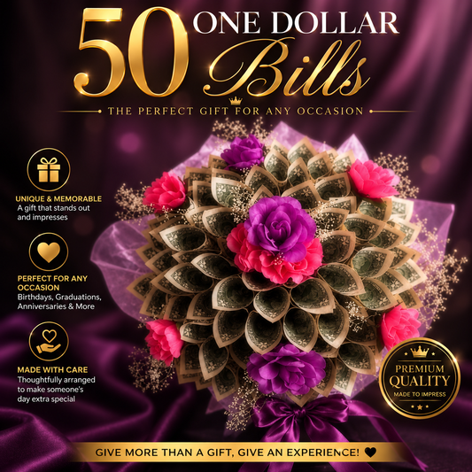 50 Dollar Money Bouquet